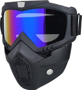 ADONYX Motorcycle Face Mask Shield Goggles Off Road Motocross Motorcycle Goggles