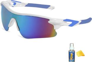 JEERATI UV400 Protected Mirrored Sports Goggles Cricket Goggles