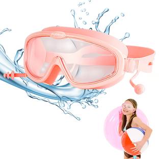 Zomei Big Frame Swim Goggles Kid Goggles Anti-fog Professional Swim Goggles Pink Swimming Goggles