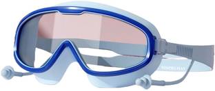 Nispruhay Swimming Goggles - Anti-Fog UV Protection with Adjustable Strap and Ear Plugs Swimming Goggles