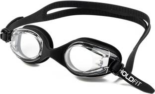 BOLDFIT Swimming Goggles for Adults Men & Women Airtight Adjustable Strap Swimming Goggles