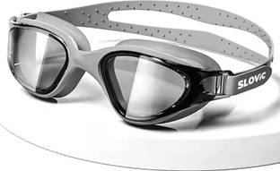 SLOVIC Anti-Fog | UV-Protection | Leak-Proof | Premium Quality | Clear Vision | Men Swimming Goggles