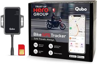 Qubo Wired GPS Tracker for Car, Bike & Truck | 12 Months App Subscription GPS Device
