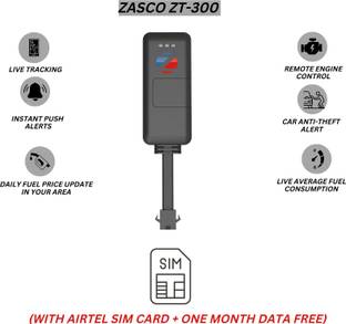 ZASCO ZT-300 (SMALLEST COPMPACT gps tracker for Bikes Car Truck Bus With Battery Inside and Ignition Cut Off Function Gps Tracker GPS Device