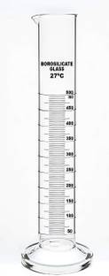 Comet Glass Measuring Cylinder 500ml Glass Graduated Cylinder