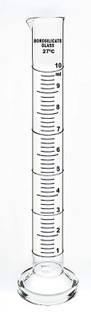 Rawal High Quality Glass Graduated Measuring Cylinder for Laboratory Borosilicate Glass Graduated Cylinder