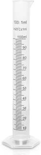 Mitrolia 100ml Measuring Cylinder Plastic Graduated Cylinder