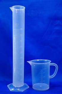 moolenterprises Measuring Cylinder and jug 500Ml Plastic Graduated Cylinder
