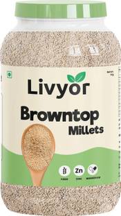 LIVYOR Browntop Millets Unpolished | Protein & Fiber Rich Superfood Browntop Millet