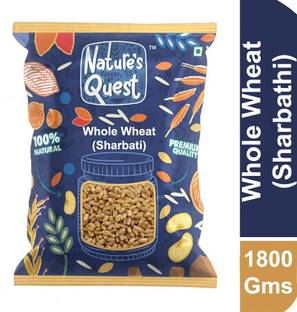Nature’s Quest Sharbati Wheat 1800 Gms|Sarbati|Gehu|kothumai|gehoon|godhuma|godhi|kanaka|gahum Whole Wheat