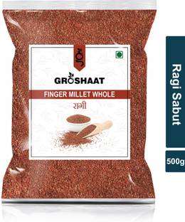 Groshaat Ragi Sabut (Finger Millet Whole)- 500gm Pack Ragi