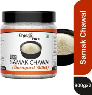 Organic and Pure Barnyard Millet Bhagar Sama Moriya Samak Samo Ke Chawal Millet Rice Fasting Jar Barnyard Millet
