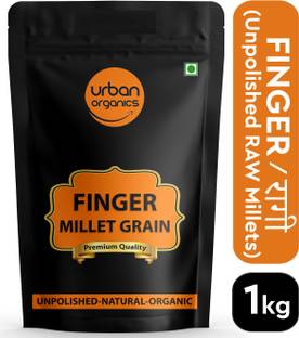 Urban Organic Unpolished Ragi-Finger millet 1kg Mandua-Kezhvaragu-Mandia-Taidalu-Kodra-Nachni Finger Millet