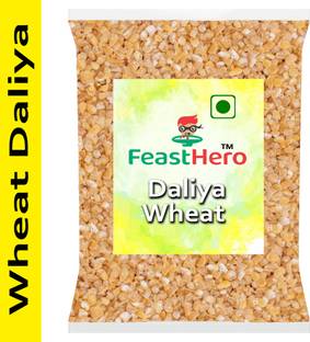 Feasthero Premium Quality Multi Grain Broken Wheat Daliya 1kg Broken Wheat