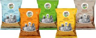 Adithi Millets Siridhanya Unpolished ORGANIC Foxtail/Kodo/Barnyard/Litle/BROWN TOP Mixed Millet