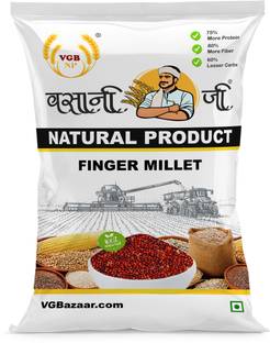 VGBNP 100% Natural Finger Millet (Ragi Whole grain) Pure Nachani,Ragi Seeds - 500g Ragi
