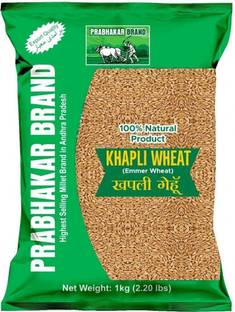 Prabhakar Brand Khapli Wheat/Emmer Wheat|High Dietary Fiber|Easy Digestion|Diet Food Whole Wheat