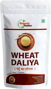 Organic Platter Wheat Daliya,Broken Wheat,Gehu ka Daliya, Khapli Wheat Daliya,High Protein-PO Whole Wheat