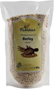 Farmbean Organic Barley 900Gms lJau Sabut,Barley Whole Grain lJau Barley