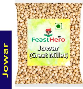 Feasthero Premium Quality Jowar Sabut ( Sorghum Millet Whole Grain) -250g (Sorghum Millet) Sorghum