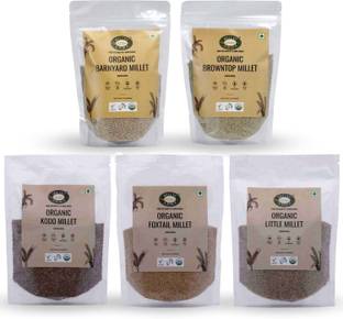 MILLET AMMA Millet grain combo- Kodo, Foxtail, Browntop, Little millet, Barnyard. Barnyard Millet