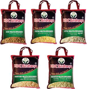 HDC SIRIDHANYA Unpolished and organic positive Mixed Millet