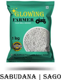 GLOWING FARMER Premium Quality Sabudana | Saksak | Rabia | Sagu Sago