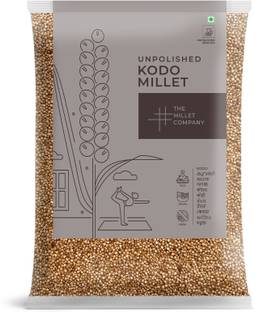 The Millet Company 500G Unpolished Kodo Millet, Kodon, Kodri, Natural Farm Grown, High Fibre Unpolished Millets, Healthy Food Alternatives Kodo Millet
