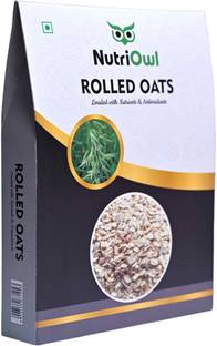 NutriOwl Rolled Oats | 100% Natural Wholegrain | Nutritious Breakfast Cereals Whole Wheat