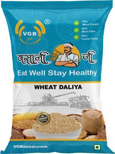 VGBNP 100% Natural Sharbati Wheat Daliya (Original Broken Wheat Dalia) Broken Wheat