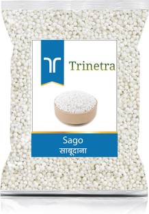 Trinetra Best Quality Sabudana 400Gm (Pack Of 1) Sago Sago