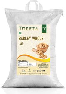 Trinetra Best Quality Jau Sabut (Barley Whole Grain)-5Kg (Packing) Barley
