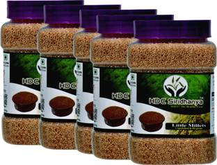 HDC SIRIDHANYA (Unpolished & Organic) Natural Grains Little millets (1kg Per Pack) Pack of (5 Kg) Little Millet