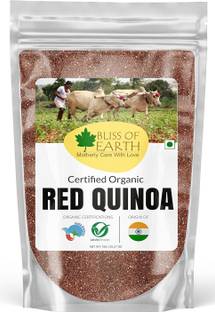 Bliss of Earth Red Quinoa 1 KG For Weight Loss, Raw Superfood for Salad & Porridge Whole Wheat