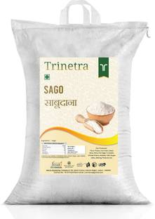 Trinetra Best Quality Sabudana (Sago)-5Kg (Packing) Sago