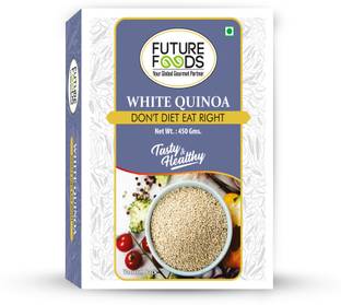 Future Foods Future Food White Quinoa, Kinwa,Khaire,Rich in Protein Pack of 1 = 450 grams Quinoa