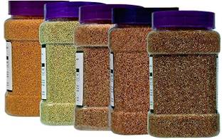 HDC SIRIDHANYA Unpolished Buchhi method prepared 750gm each millets packed in Jar Mixed Millet