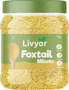 LIVYOR Foxtail Millets Unpolished | Protein & Fiber Rich Superfood Foxtail Millet