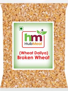 Hubmeal Wheat daliya is a nutritious, fiber-rich grain perfect for healthy meals |5kg Broken Wheat