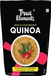 True Elements Gluten Free Quinoa - High Protein, High Fibre Quinoa, Ready to Cook Breakfast Quinoa