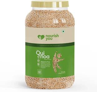 Nourish You White Quinoa for Weight Loss Mgmt., Gluten Free, High Protein & Fibre (1800g) Quinoa