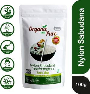 Organic and Pure Naylon Sabudana | Sabu Big Sago | Javvarisi | Saggubiyyam | Chavvari | Chivada Sago
