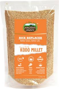 ANCIENT LEGACY Kodo Millet-Rice Replacement|Low GI, High Fiber, Gluten-Free|Ideal for Diabetics Kodo Millet