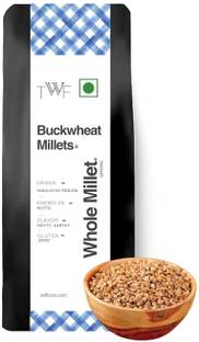 TWF Unpolished Buckwheat Millet | Kuttu Giri | Gluten-Free Whole Millet | Supergrain Broken Wheat