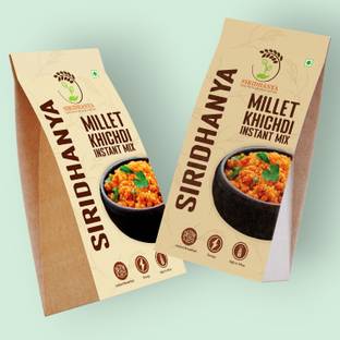 SIRIDHANYA Millets Instant Mix Khichdi, Ready to Cook Rich in fiber and protein Mixed Millet