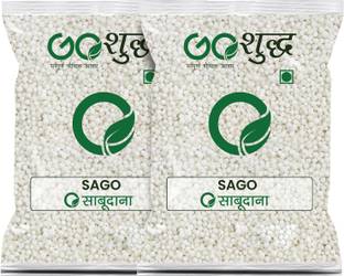 Goshudh Best Quality Sabudana 400Gm Each (Pack Of 2) Sago (800 g) Sago