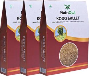 NutriOwl Kodo Millet Unpolished Natural Grains Kodra/Varagu/Arikelu/Hark Kodo Millet