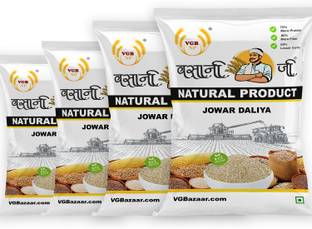 VGBNP 100% Natural & original Jowar Daliya (Jawar Daliya)Sorghum Millet Porridge 2kg Jowar