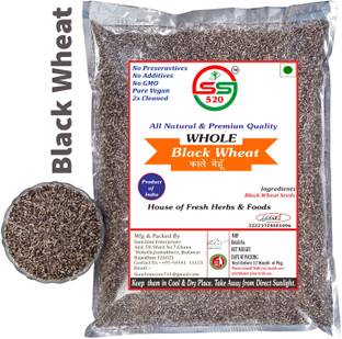 SS520 Whole Black Wheat 900 g. Kale Gehun Kala Gehu Best Seeds for Eating & Atta Whole Wheat