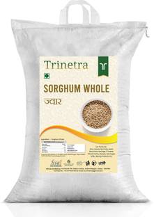 Trinetra Best Quality Jowar Sabut (Sorghum Whole Grain)-5Kg (Packing) Sorghum